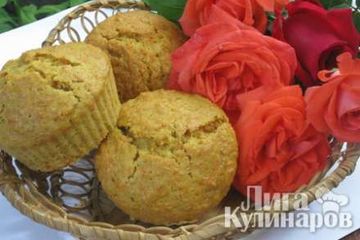 фото рецепта Кексы из моркови с корицей