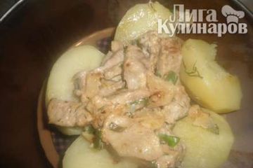 фото рецепта Свинина с яблоками