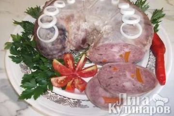 фото рецепта Желудок фаршированный