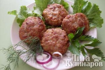 фото рецепта Мясные котлеты с кабачками