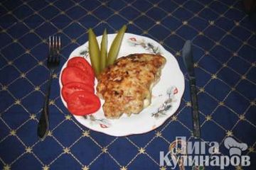 фото рецепта Натуральная котлета с сыром