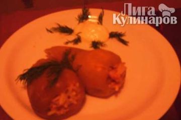 фото рецепта Фаршированный перец (с курицей)