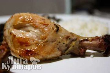 фото рецепта Куриные голени в конверте с азиатскими нотками