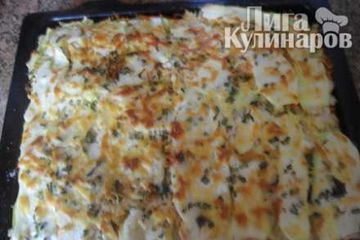фото рецепта Лазанья с макароными изделиями и кабачками