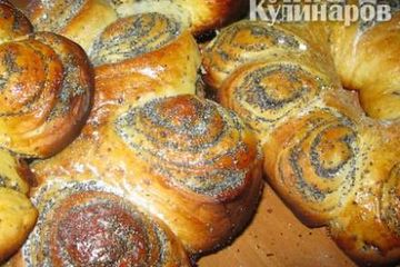 фото рецепта Сладкие рулеты с маком