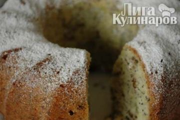 фото рецепта Кекс с маком, лимонной цедрой и орехами