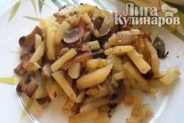 фото рецепта Картошечка жареная с грибочками