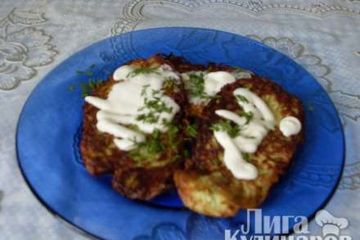 фото рецепта Блинчики из молодых кабачков
