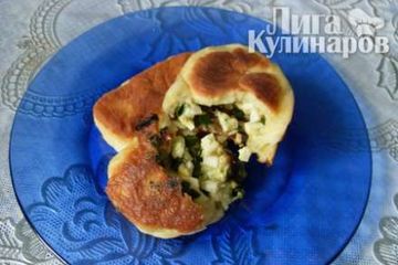 фото рецепта Пирожки с луком и яйцом