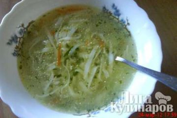 фото рецепта Куриный суп с домашней лапшой