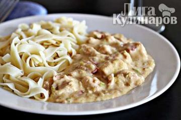 фото рецепта Бефстроганов из курицы