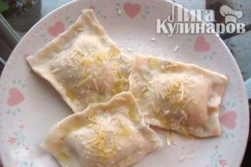 фото рецепта Равиоли с сыром