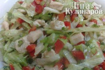 фото рецепта Фитнес-салат с курицей
