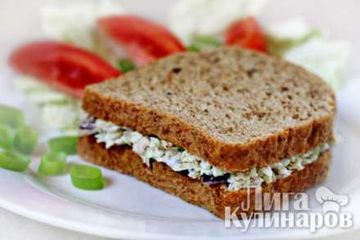 фото рецепта Сэндвич с тунцом