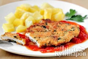 фото рецепта Хрустящие куриные грудки