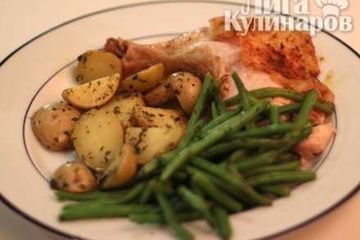 фото рецепта Курица, запеченная с пивом