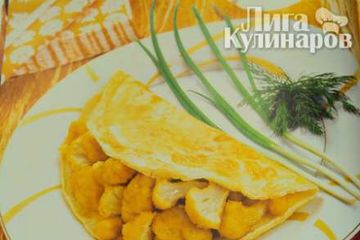 фото рецепта Омлет с цветной капустой