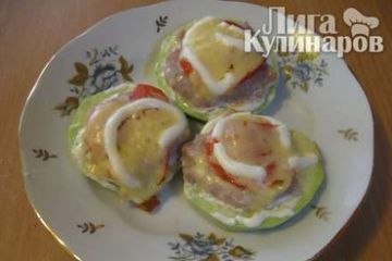 фото рецепта Кабачки, запечённые в духовке