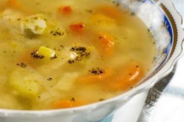 фото рецепта Бульон с овощами по-парижски