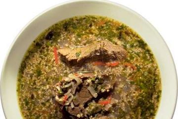 фото рецепта Говяжий суп с рисом и специями (по мотивам харчо)