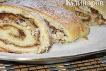 фото рецепта Рулет с корицей