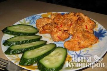 фото рецепта Острое куриное филе с апельсинами