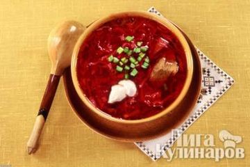 фото рецепта Борщ