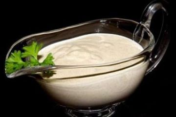 фото рецепта Сливочно-грибной соус для курицы
