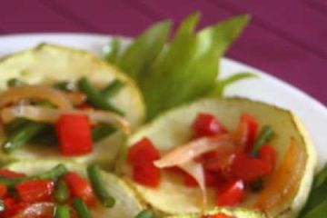 фото рецепта Жареные кабачки с овощами