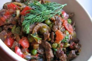 фото рецепта Говядина тушеная с овощами