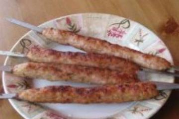 фото рецепта Люля кебаб из курицы