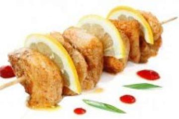 фото рецепта Вкусный шашлык из курицы с лимоном