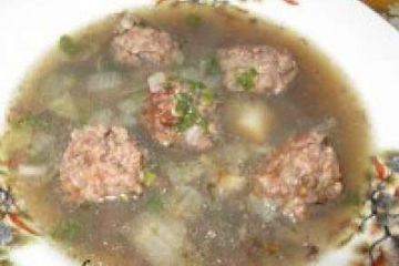 фото рецепта Cуп из чечевицы с мясом