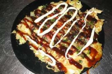 фото рецепта Японская пицца Окономияки (Okonomiyaki)
