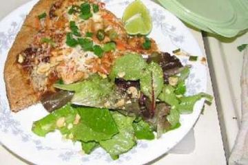 фото рецепта Тайская куриная пицца