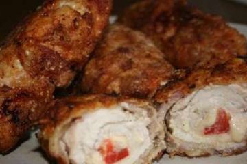 фото рецепта Хрустящие куриные рулады