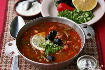 фото рецепта Солянка мясная рецепт