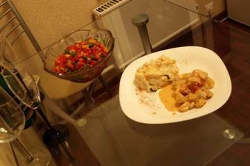 фото рецепта Курица с ананасами в сливочном соусе карри