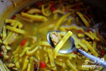 фото рецепта Куриный суп с лапшой