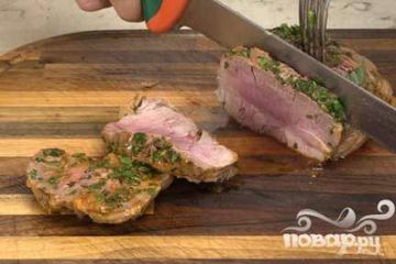 фото рецепта Тушеная баранина (Cosciotto d'agnello)