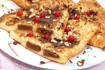 фото рецепта Блины-пирожки с повидлом