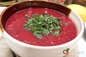 фото рецепта Свекольник постный