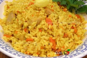 фото рецепта Узбекский плов с курицей