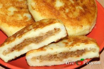 фото рецепта Картофельные шарики с капустой