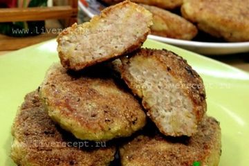фото рецепта Куриные котлеты с овсяными хлопьями