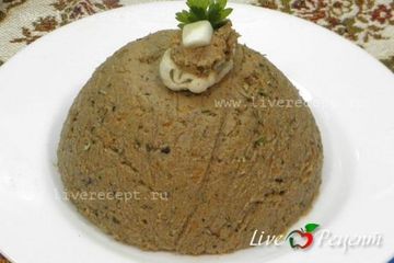 фото рецепта Паштет из печени с имбирем и черносливом