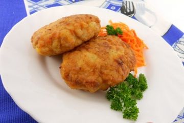 фото рецепта Котлеты куриные с тыквой