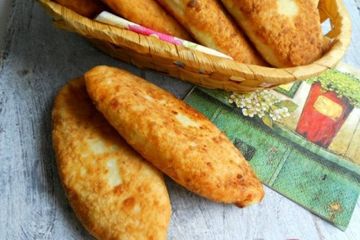 фото рецепта Пирожки с картофелем и грибами из творожного теста