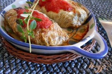 фото рецепта Голубцы из качанного салата