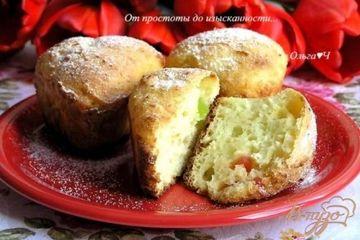 фото рецепта Творожные кексы с цукатами